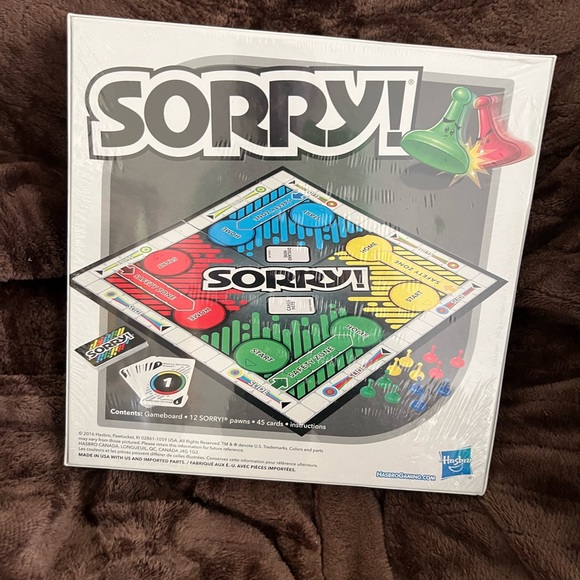 BNWT SEALED SORRY BOARD GAMES - Picture 2 of 3